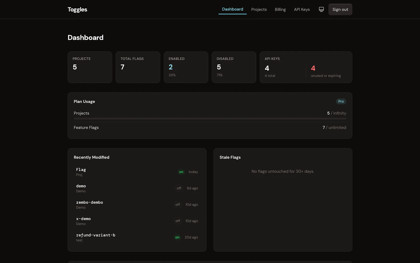 Toggles (beta) screenshot 2
