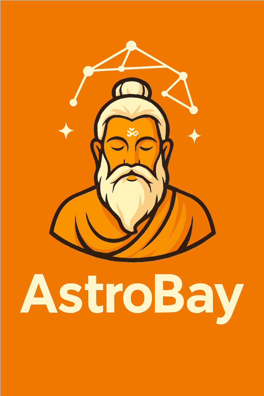 Astrobay - AI Astrologer - Product Hunt launch logo and brand identity