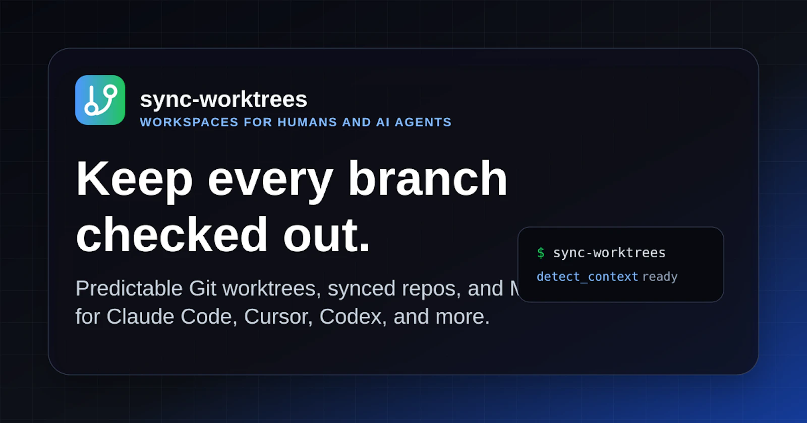 sync-worktrees screenshot 1