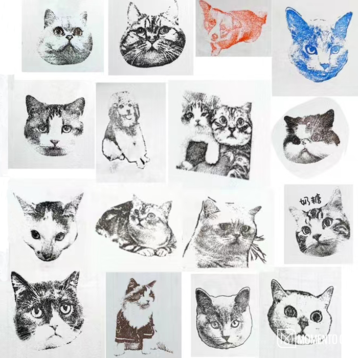 Stamper di ritratti per animali domestici personalizzati media 2