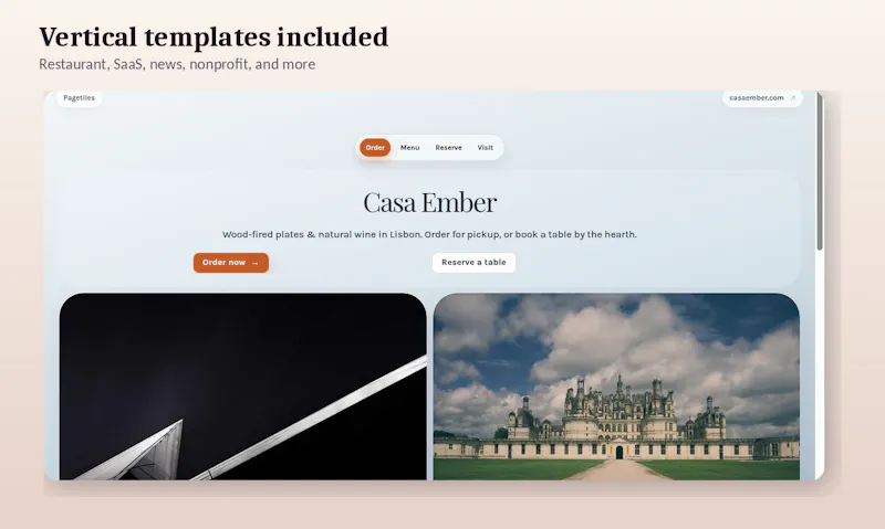 Pagetiles · Pagetiles screenshot 1
