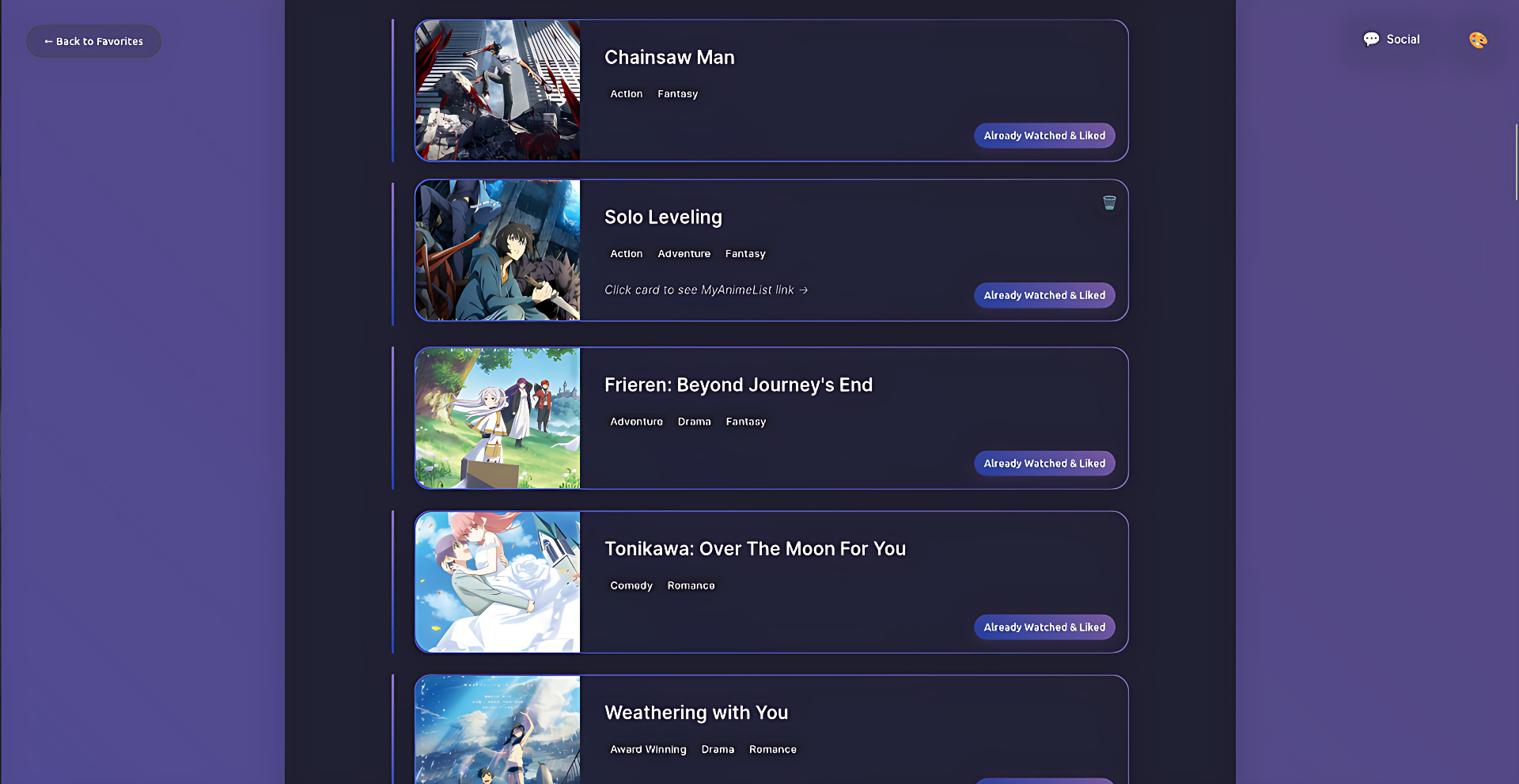 BERT Anime Recommender gallery image