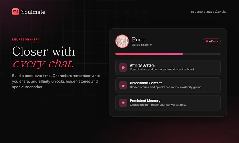 Parallax Soulmate screenshot 2