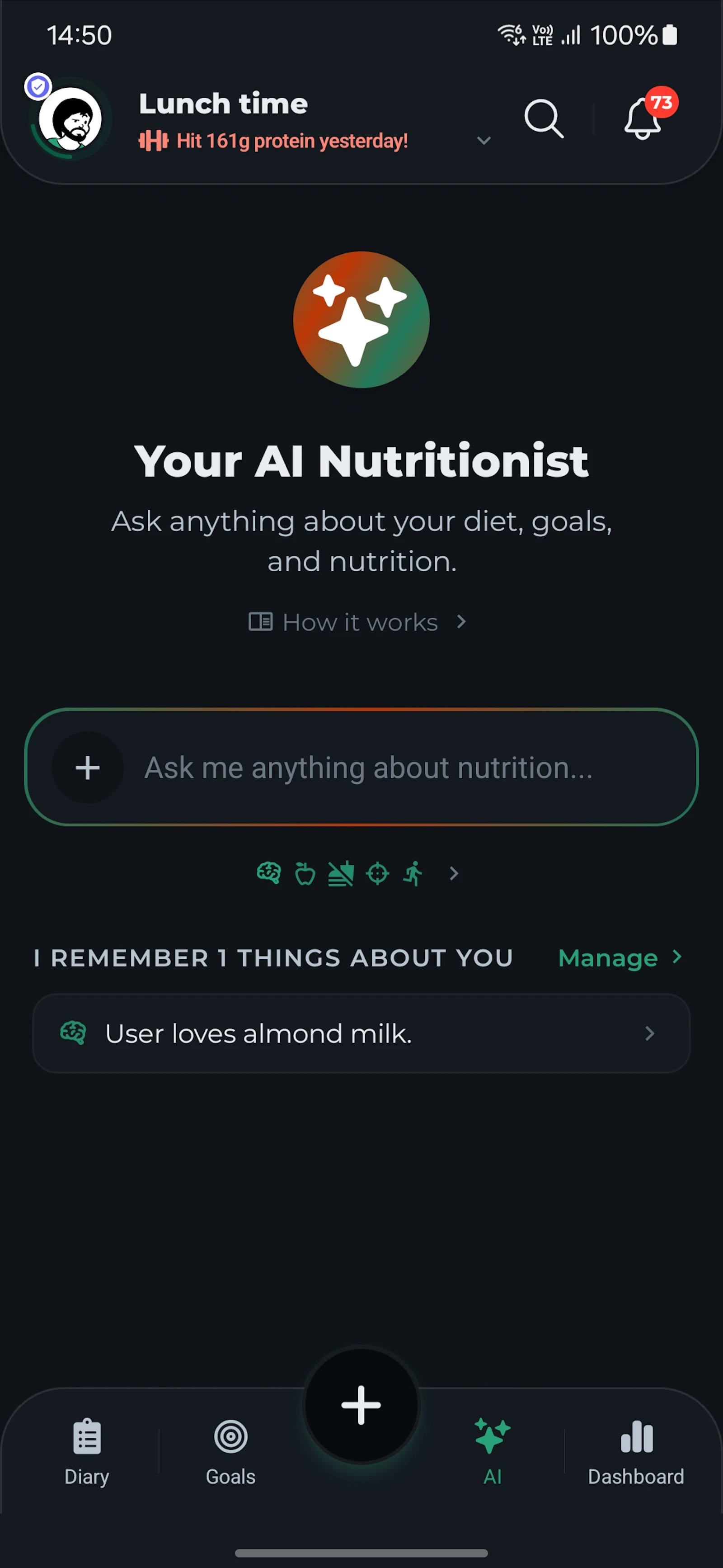 Nutrivine: Calorie Counter App screenshot 2