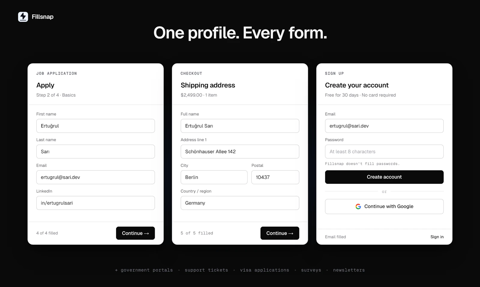 Fillsnap screenshot 4