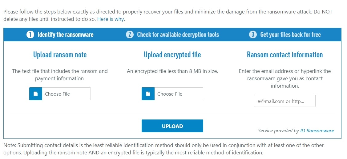 Restoring Files infected Ransomware 