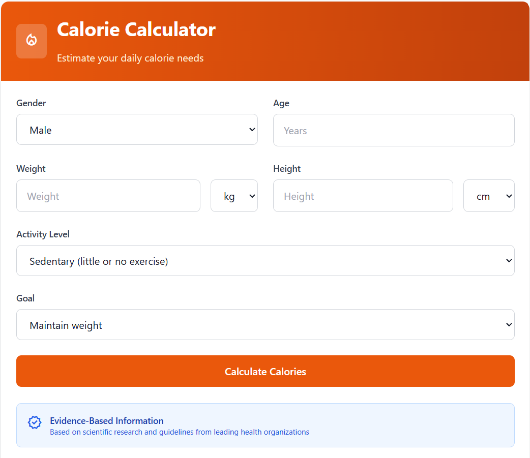 HealthCalculatorHub - Screenshot 4 showing product features and functionality