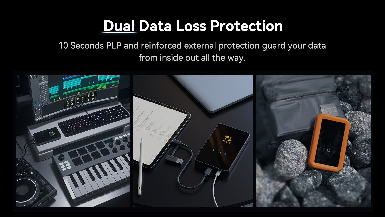 Dockcase 2.5“智能硬盘驱动器外壳媒体2