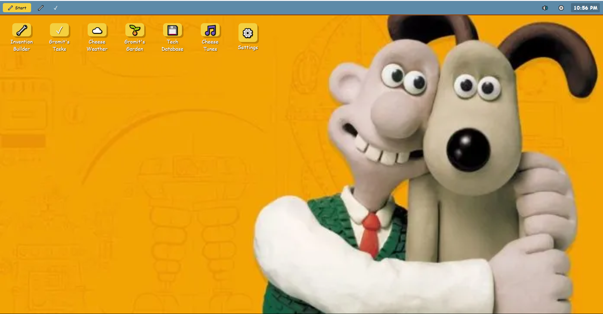 Wallace & Gromit OS gallery image