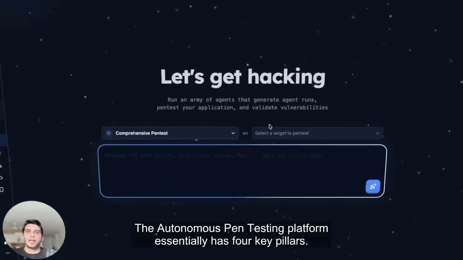 Astra Autonomous Pentest screenshot 1 (video preview)