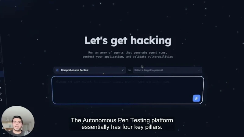 Astra Autonomous Pentest screenshot 1 (video preview)