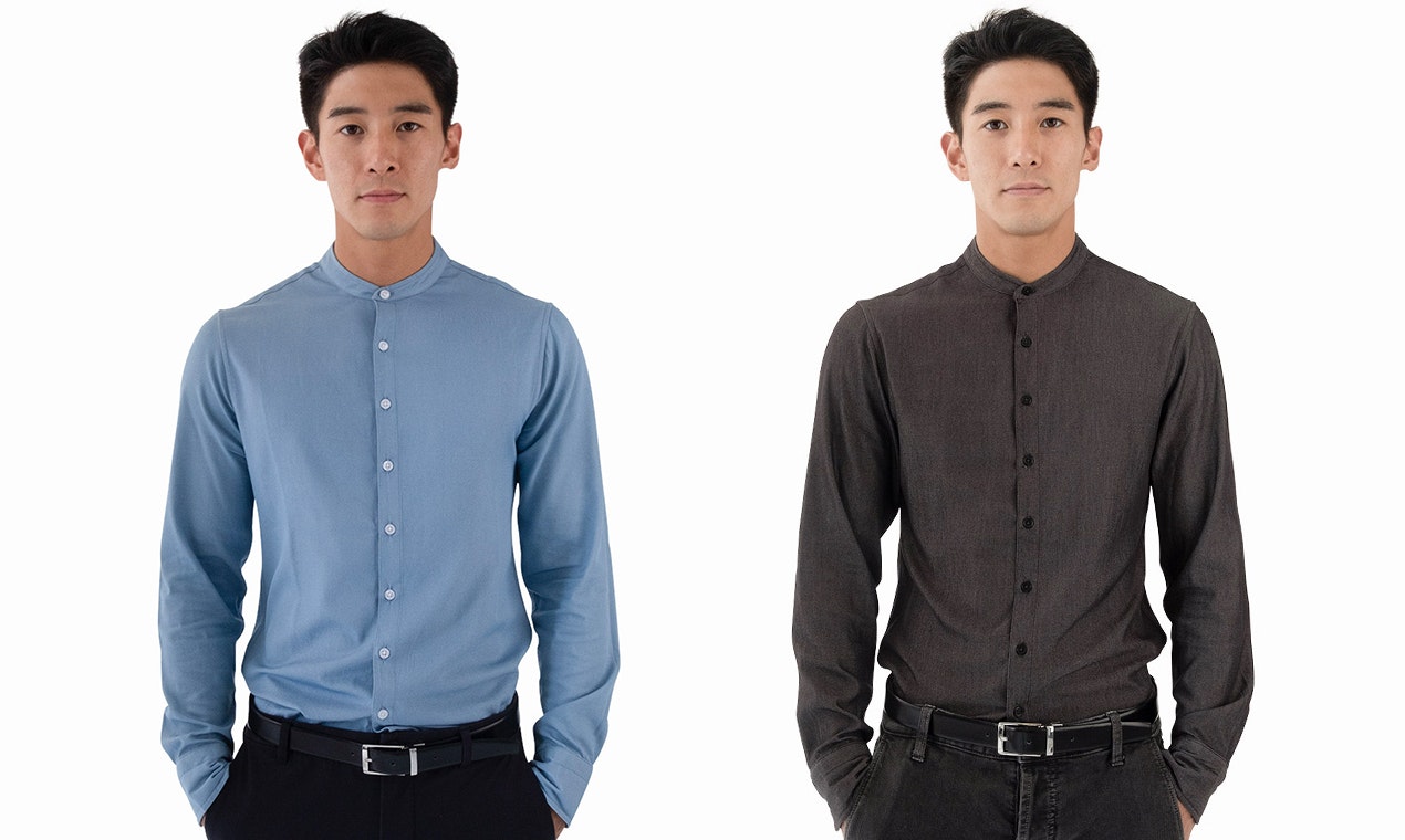 Banded Collar Shirt v2.0 by Merit gallery image