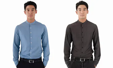 Banded Collar Shirt v2.0 by Merit gallery image