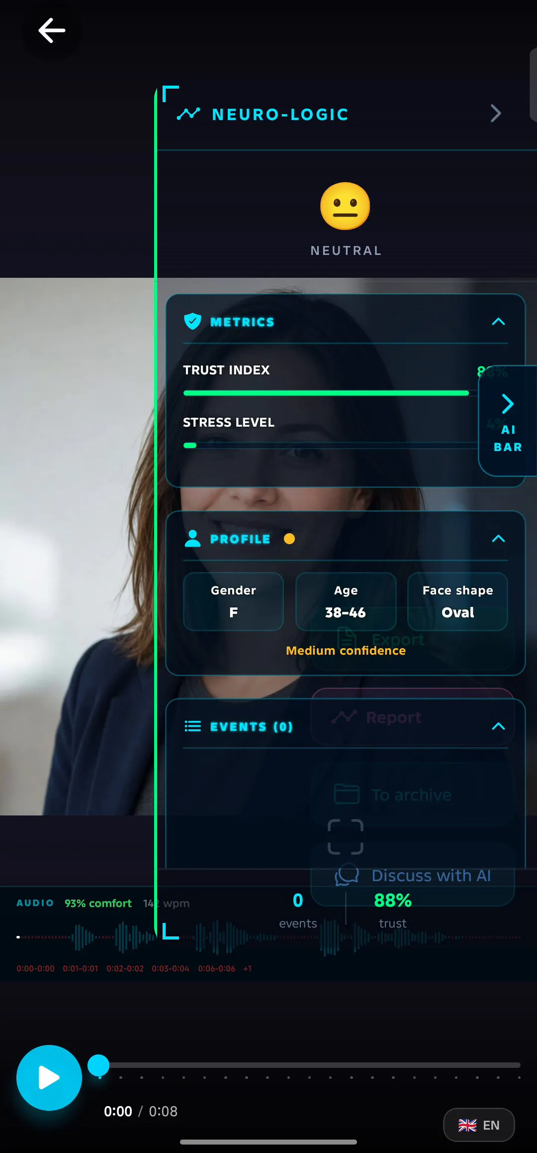 NeuroScan: AI Stress & Mood gallery image