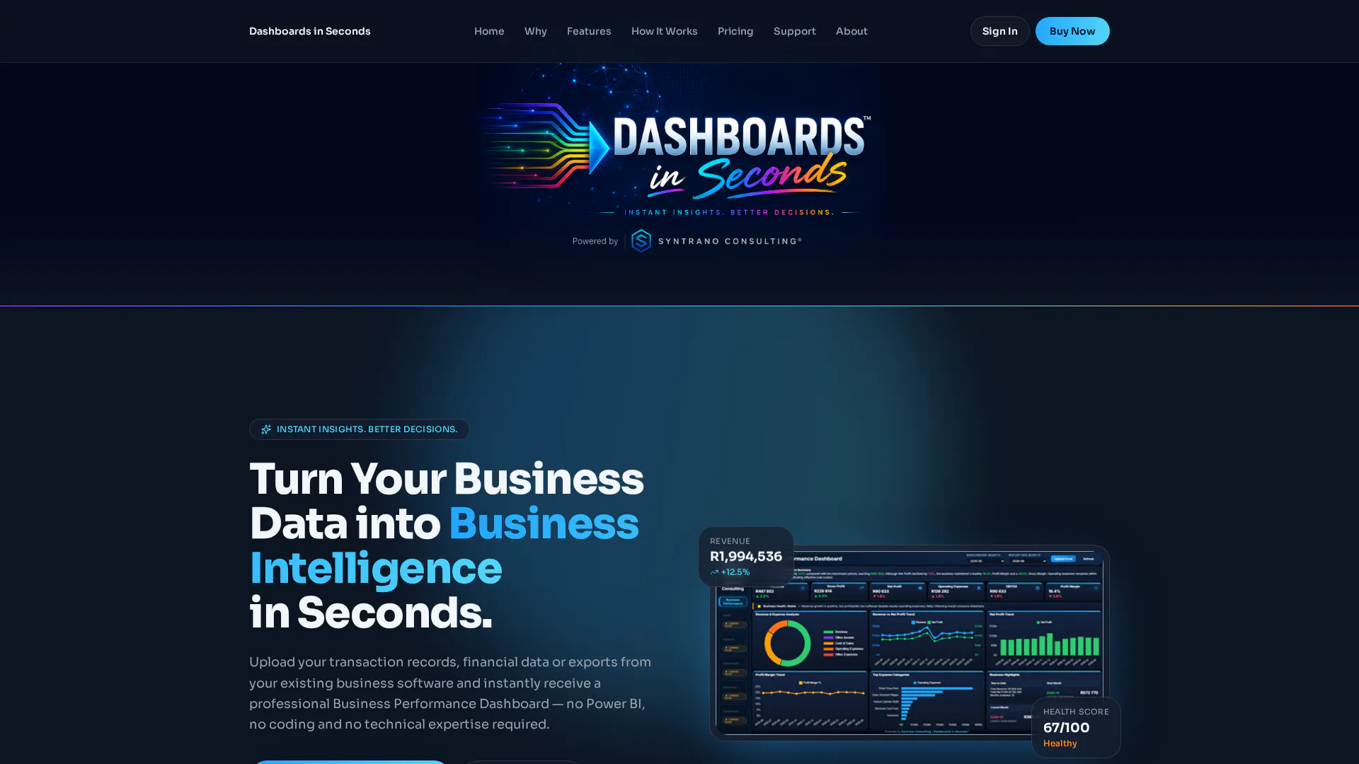 Dashboard in Seconds™ gallery image
