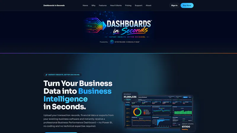 Dashboard in Seconds™ screenshot 3