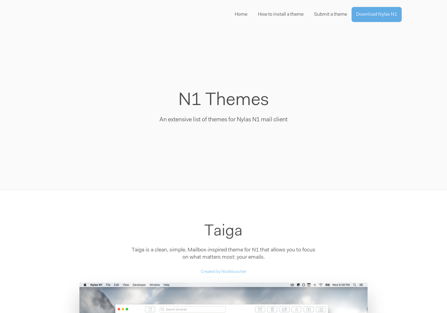 N1 Themes gallery image