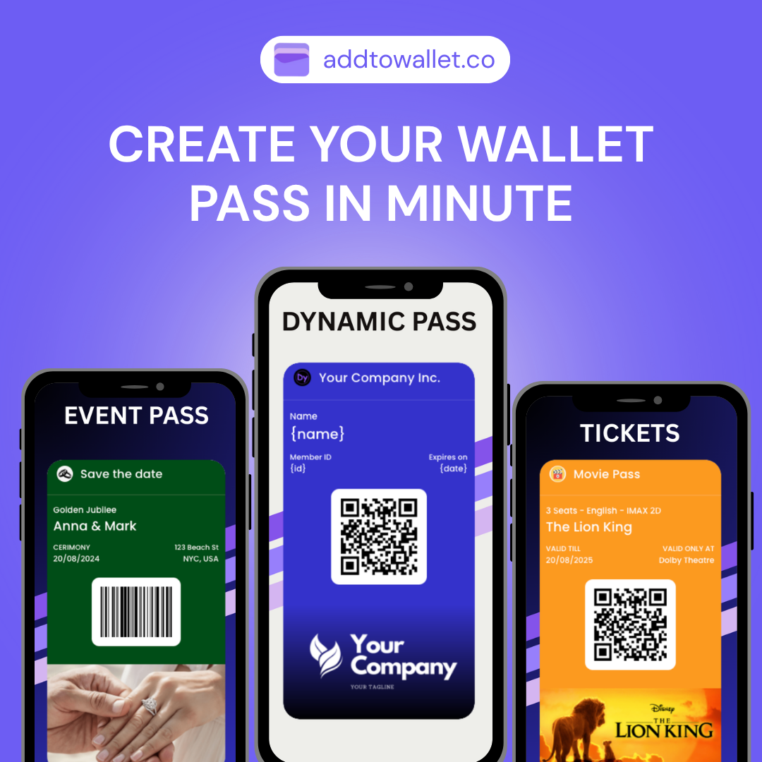 Wallet Pass Generator Google Sheet Addon gallery image