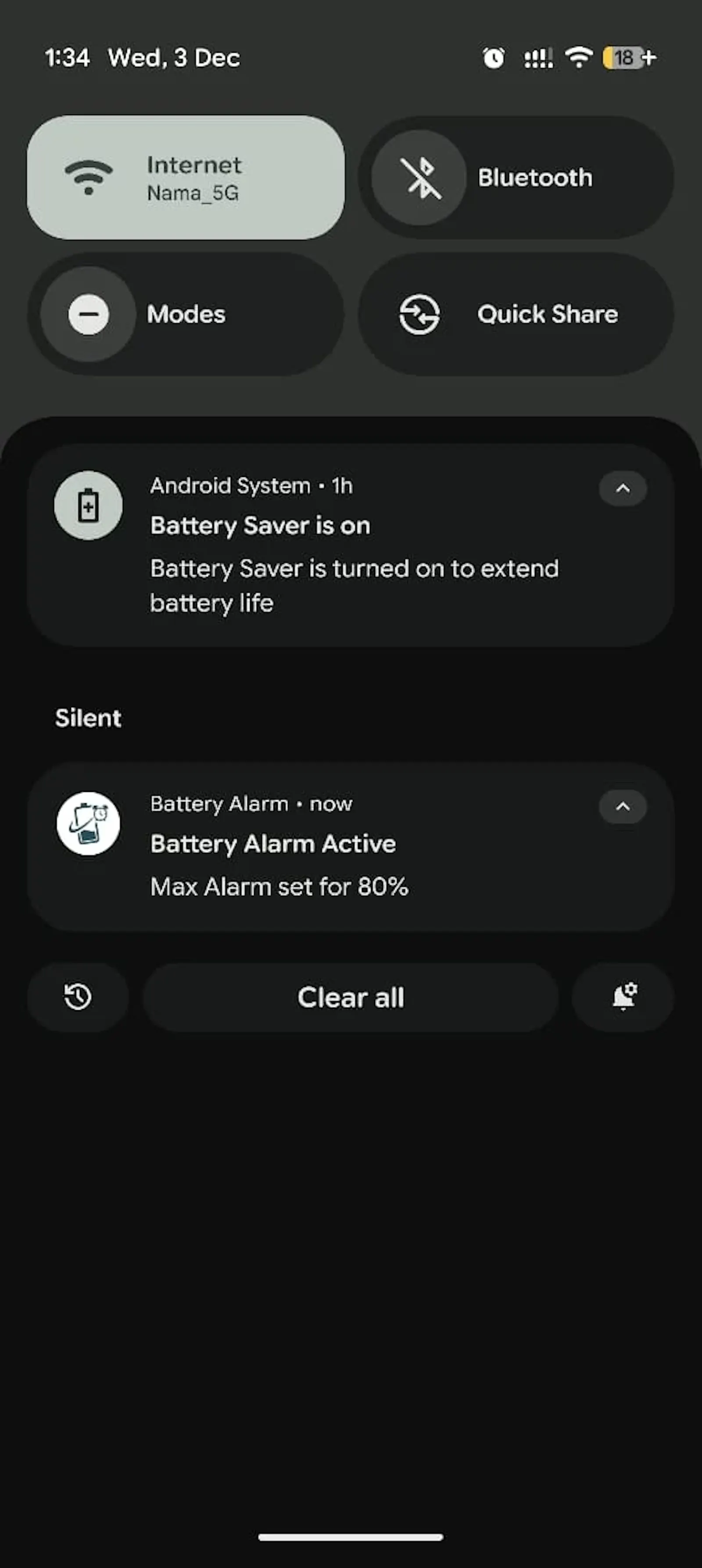 Battery Alarm screenshot 1