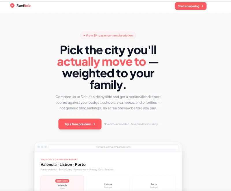 FamiRelo: Family Relocation Planner screenshot 4