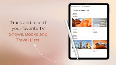 The Relationship Journal Notion Template gallery image