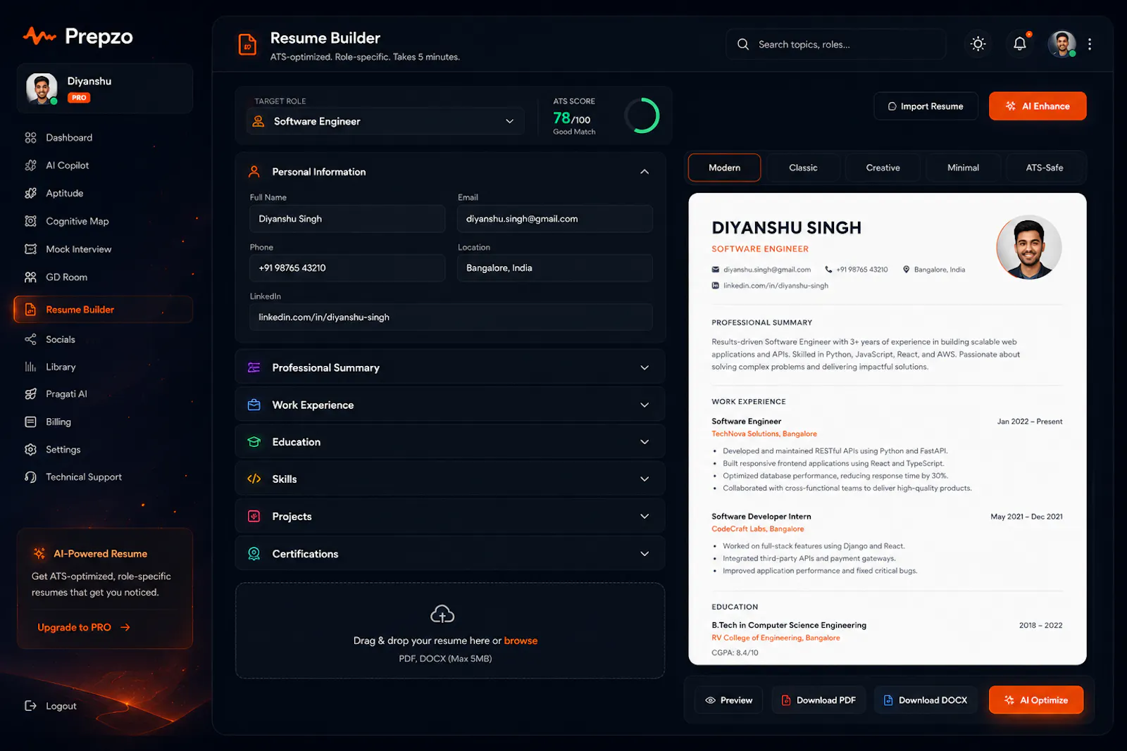 Prepzo screenshot 8
