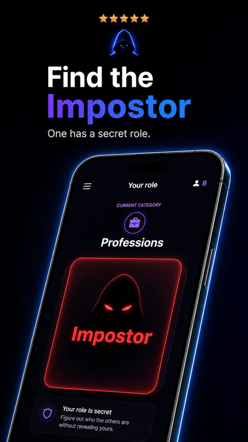 Impostor Words: Party Game screenshot 1