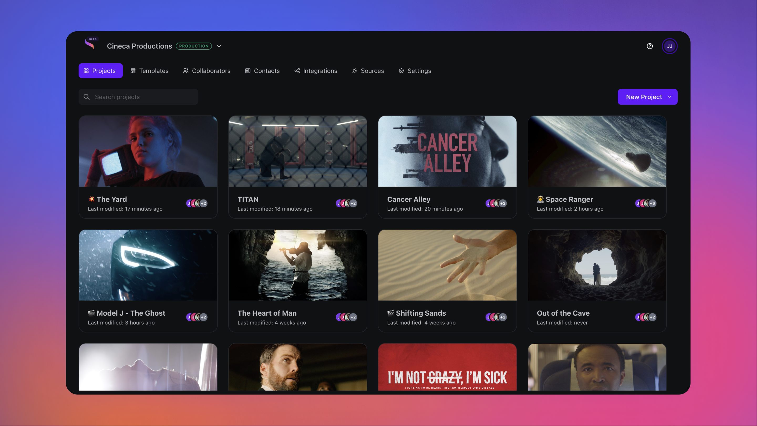 Saturazione - Semplificare la produzione cinematografica con collaborazione in tempo reale media 3