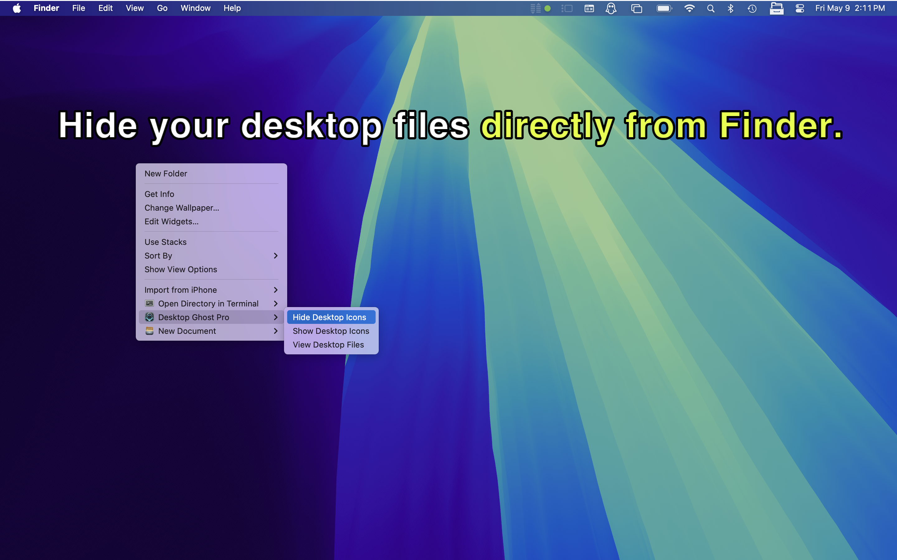 Média Desktop Ghost Pro (2.0) - Un bureau propre, instantanément 7