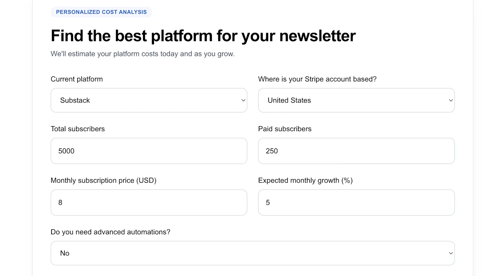 NewsletterFit screenshot 2