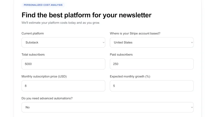 NewsletterFit screenshot 2