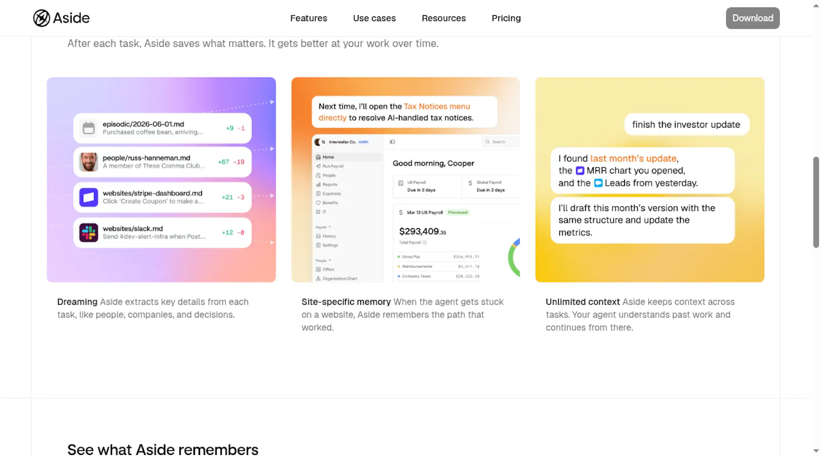 Aside screenshot 4