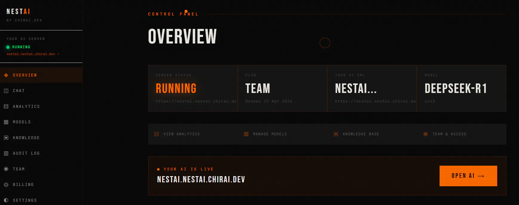 Nestai - Private AI for you product banner