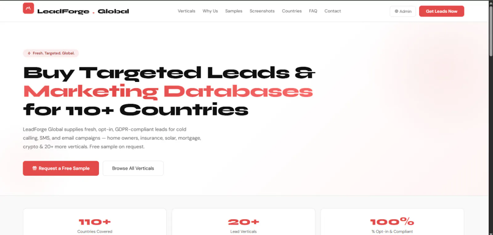 Buy Targeted Leads & Databases screenshot 4
