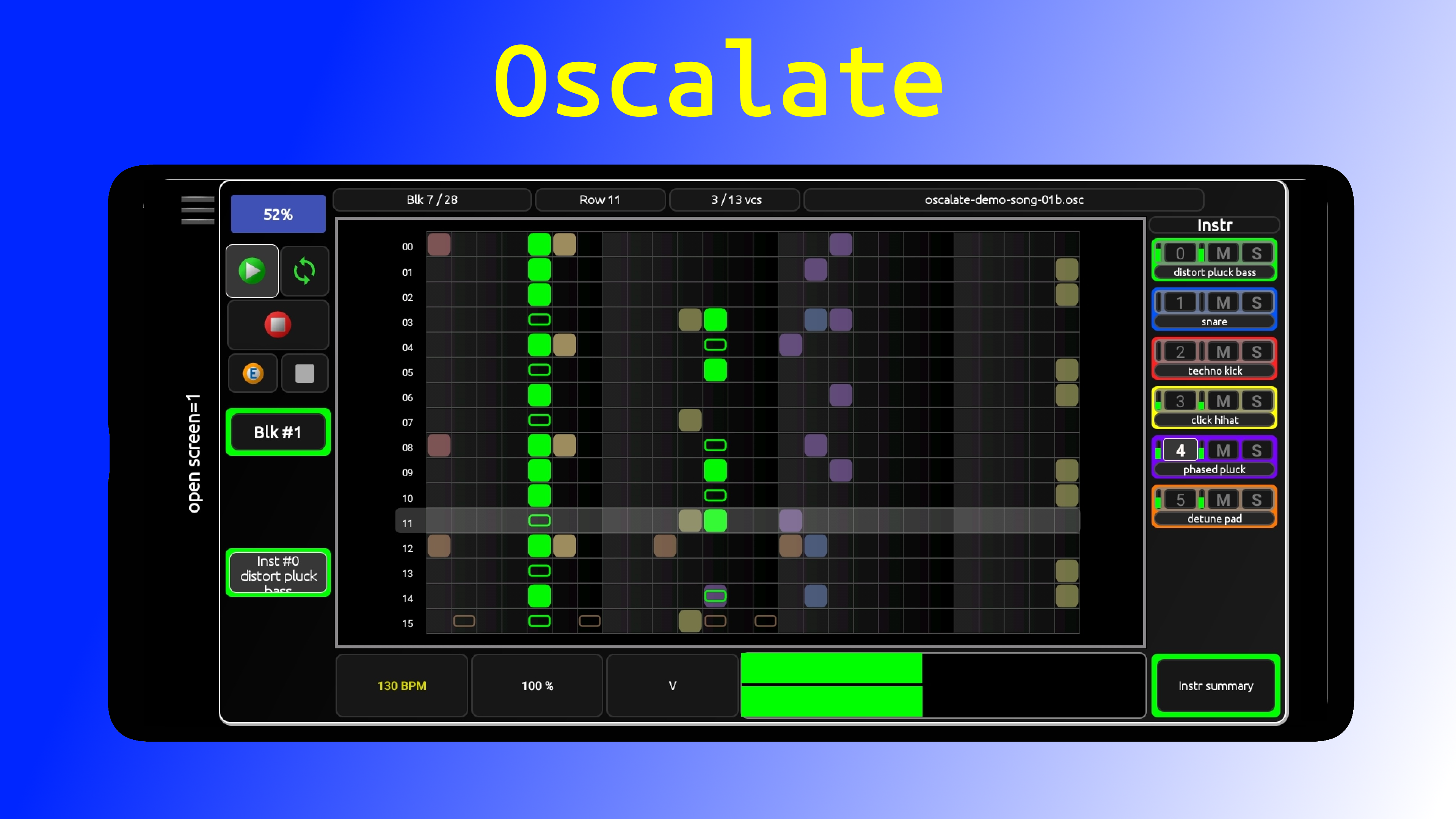 startuptile Oscalate-Realtime synthesizer and sequencer for Android