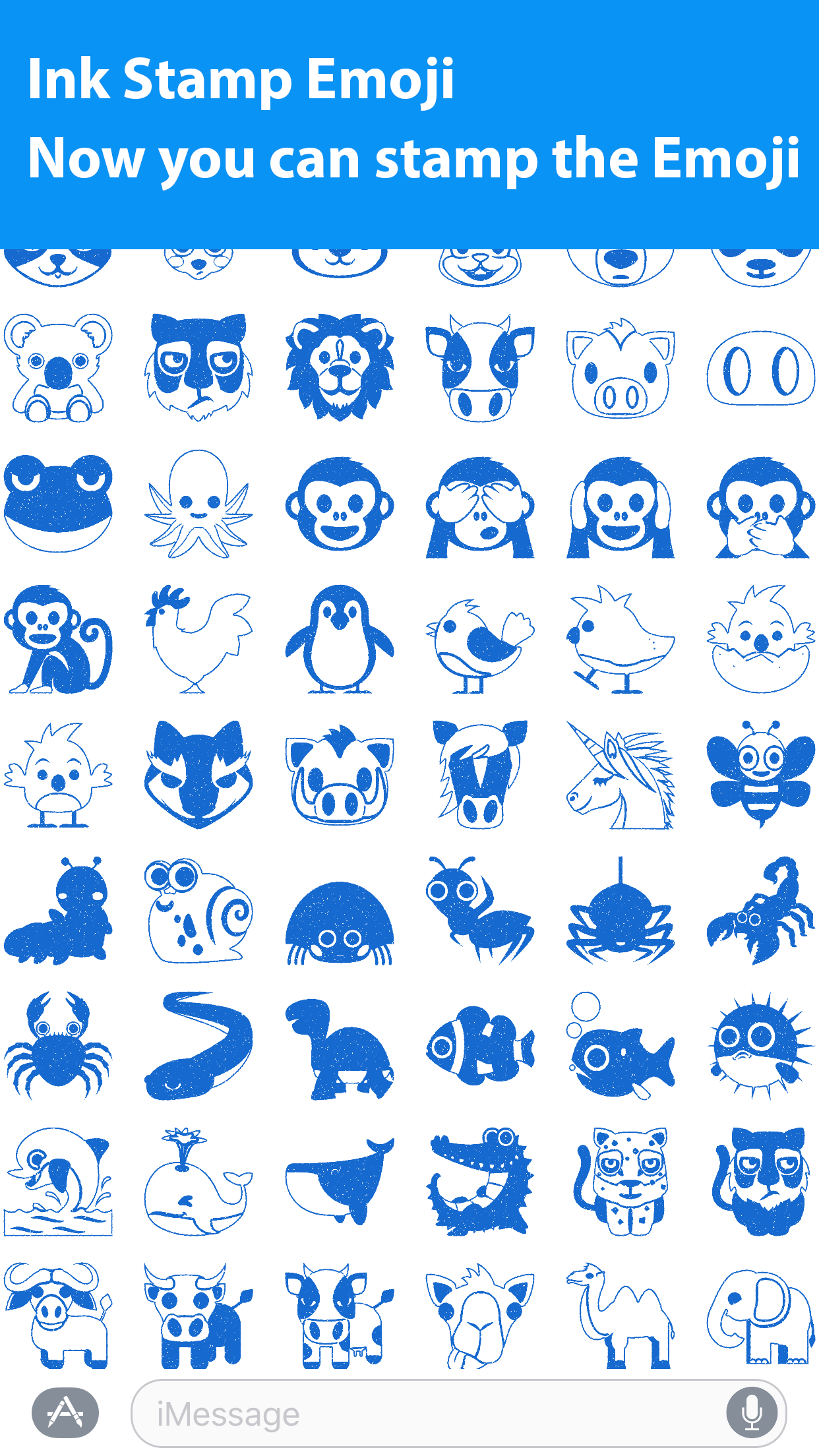 Emoji Stamp for iMessage gallery image