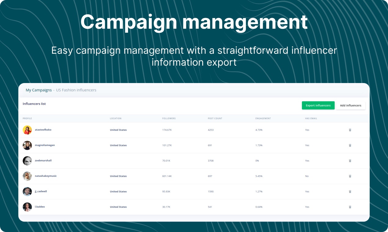 Influs - Find the perfect influencers for your promotion campaigns media 5