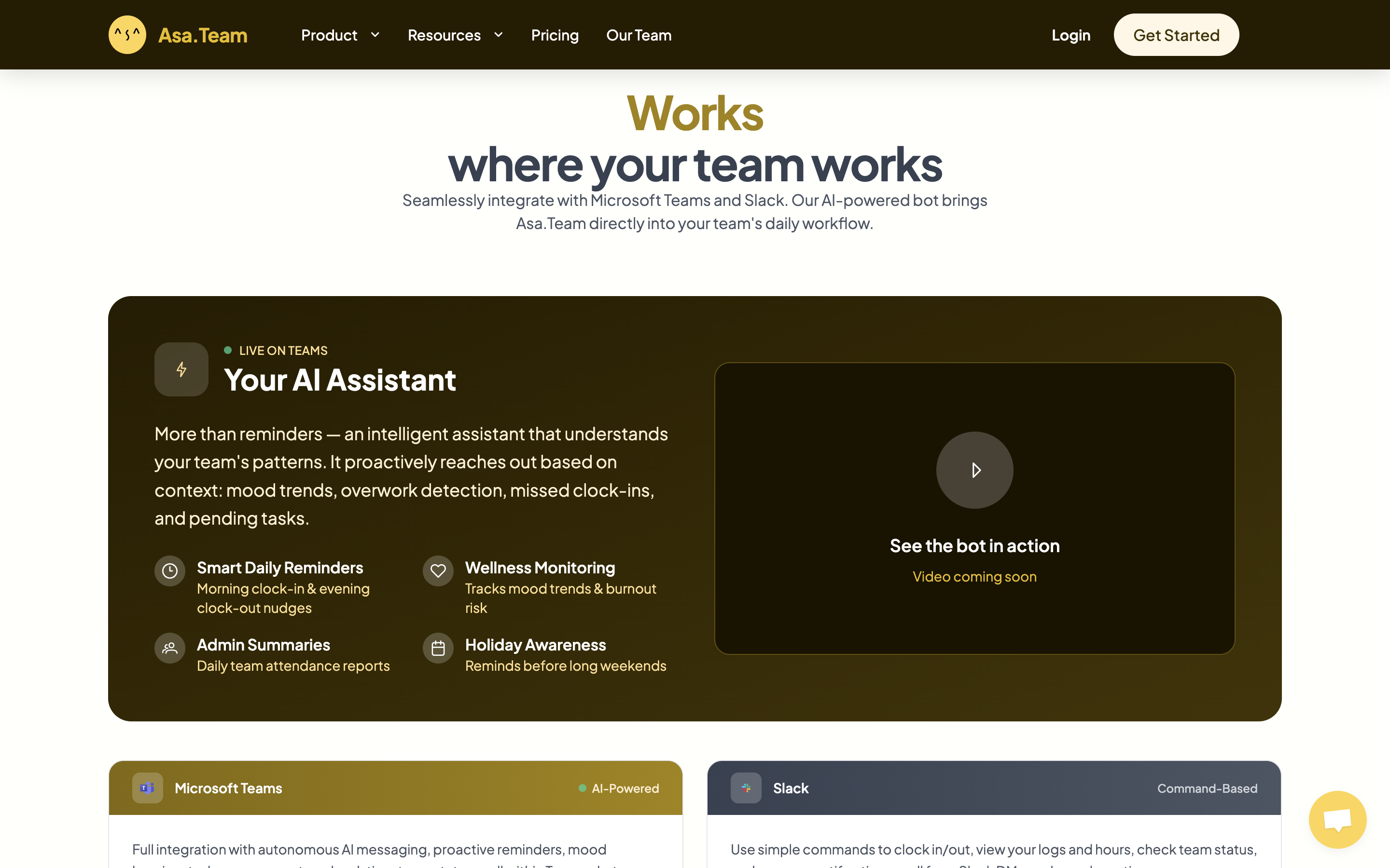 Asa.Team - Screenshot 3 showing product features and functionality