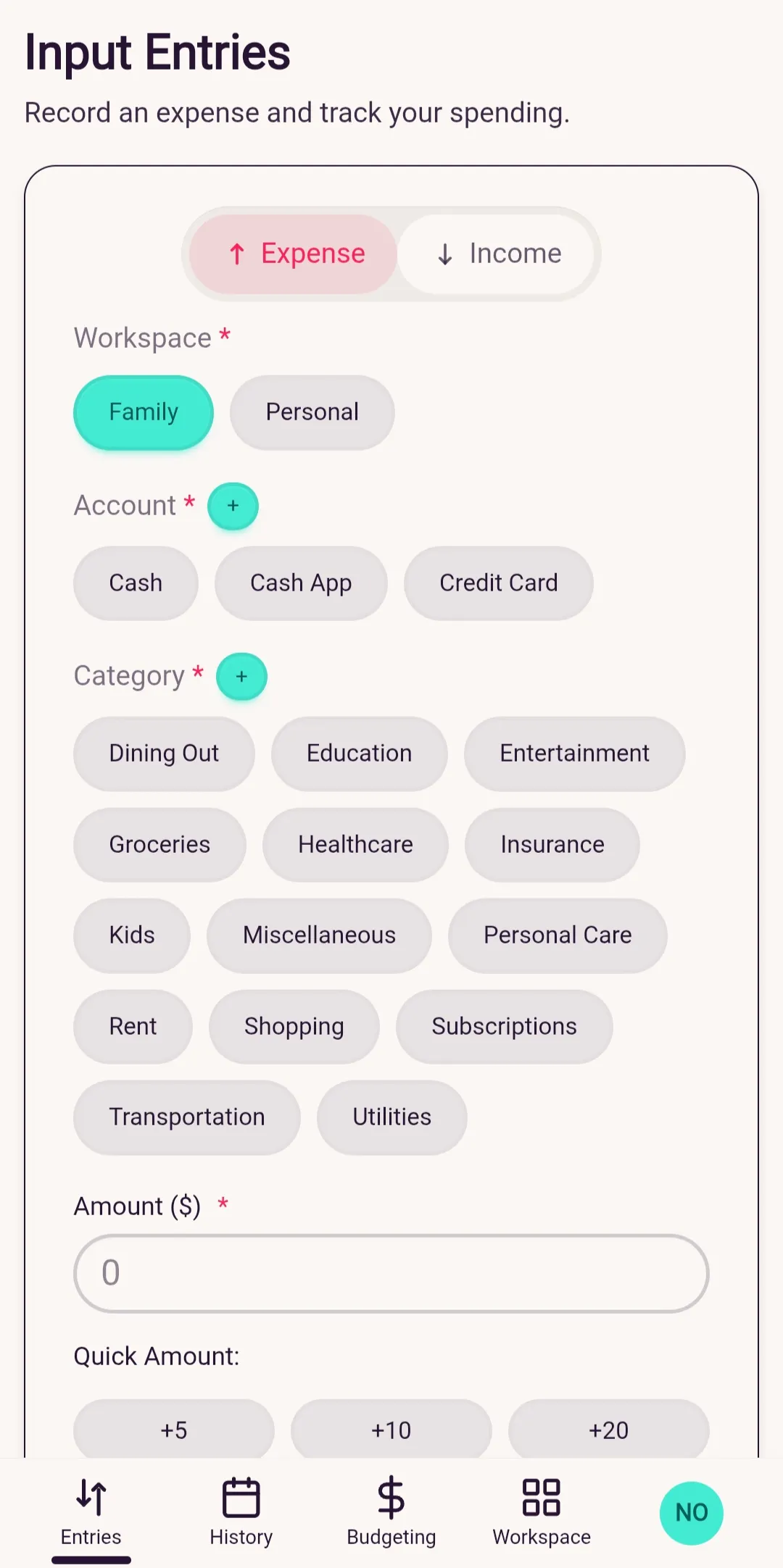 Zherani: Shared Money Manager gallery image