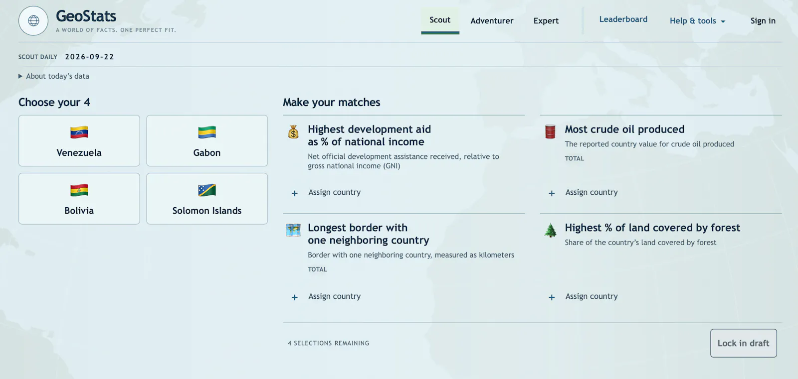 GeoStats screenshot 1