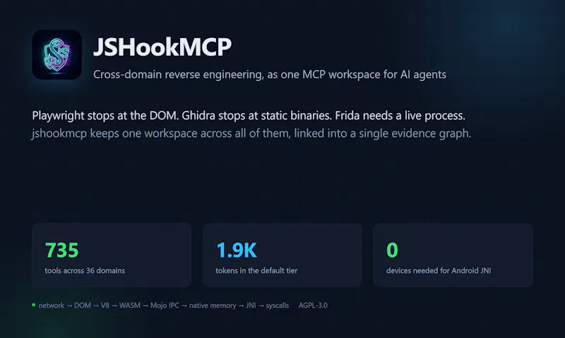 JSHookMCP screenshot 2