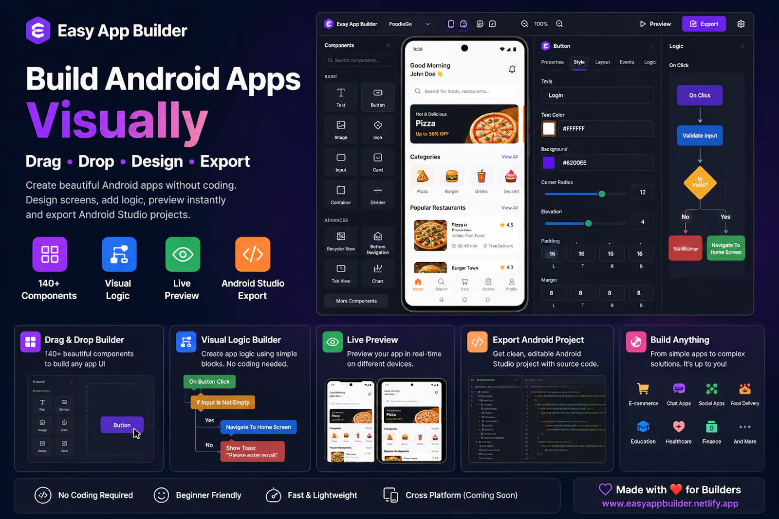 Easy App Builder screenshot 1