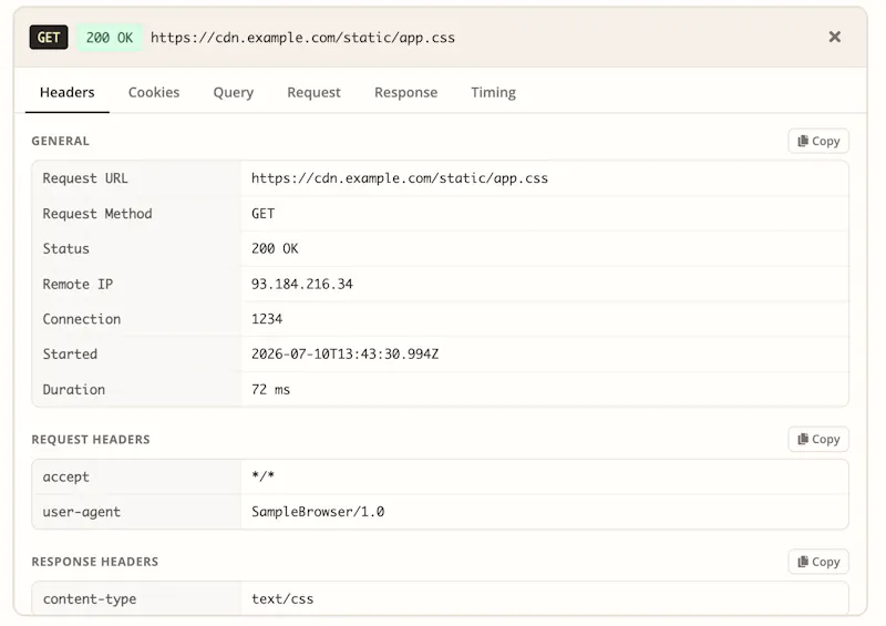 HAR File Viewer screenshot 4
