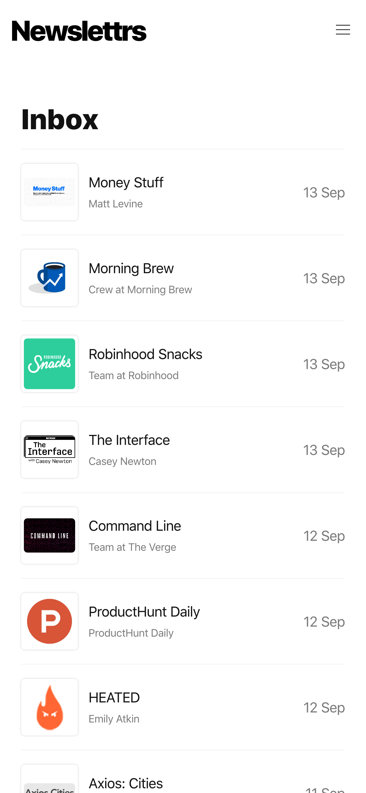 Newslettrs gallery image