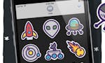 Ibbleobble Space Stickers for iMessage image