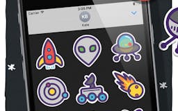 Ibbleobble Space Stickers for iMessage media 1