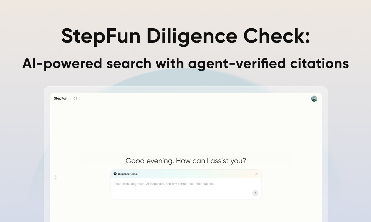 Stepfun Diligence Check gallery image