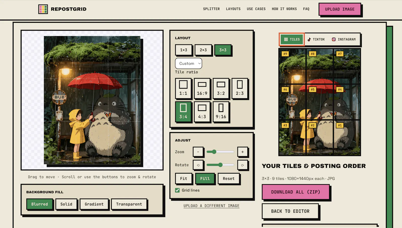 RepostGrid screenshot 2