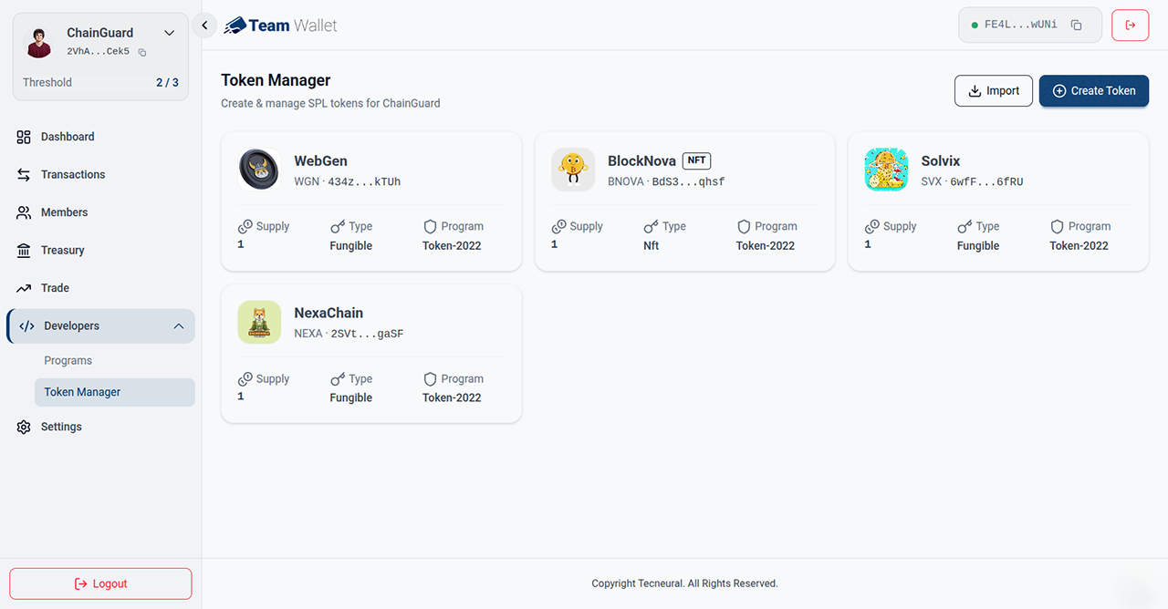 TeamWallet -A Multi-User Crypto Wallet gallery image