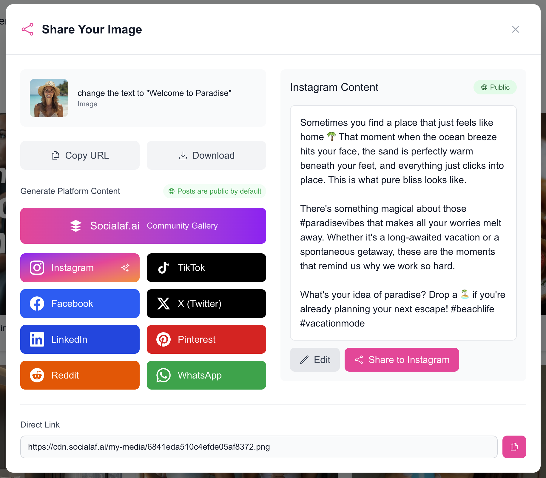 Socialaf.ai - ฝึกอบรมผู้มีอิทธิพล AI และสร้างเนื้อหาไวรัสในไม่กี่วินาที media 3